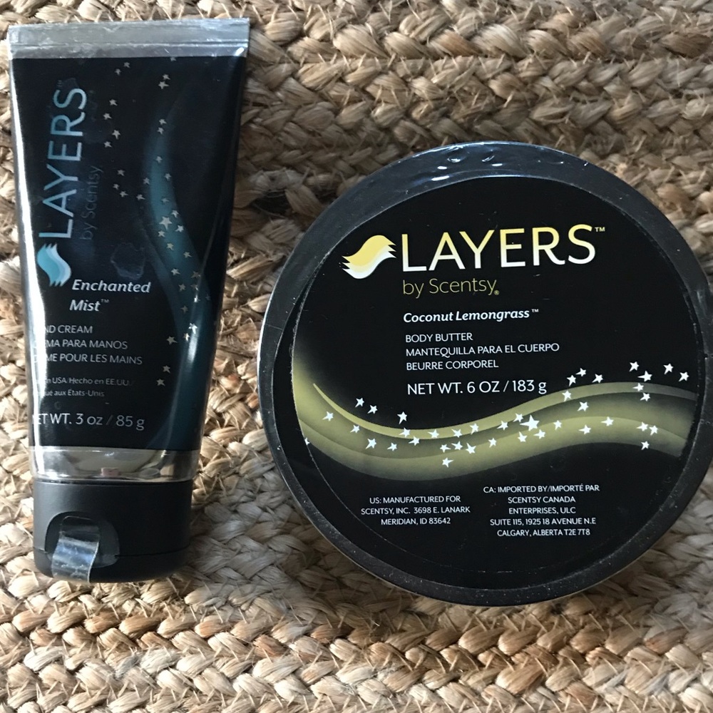 Scentsy hand cream and body butter